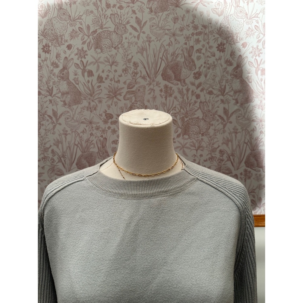 Vince Light Blue 100% Cotton Knit Sweater - Picture 3 of 9